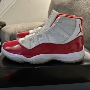 Men’s Jordan 11 Cherry High-Top Sneakers